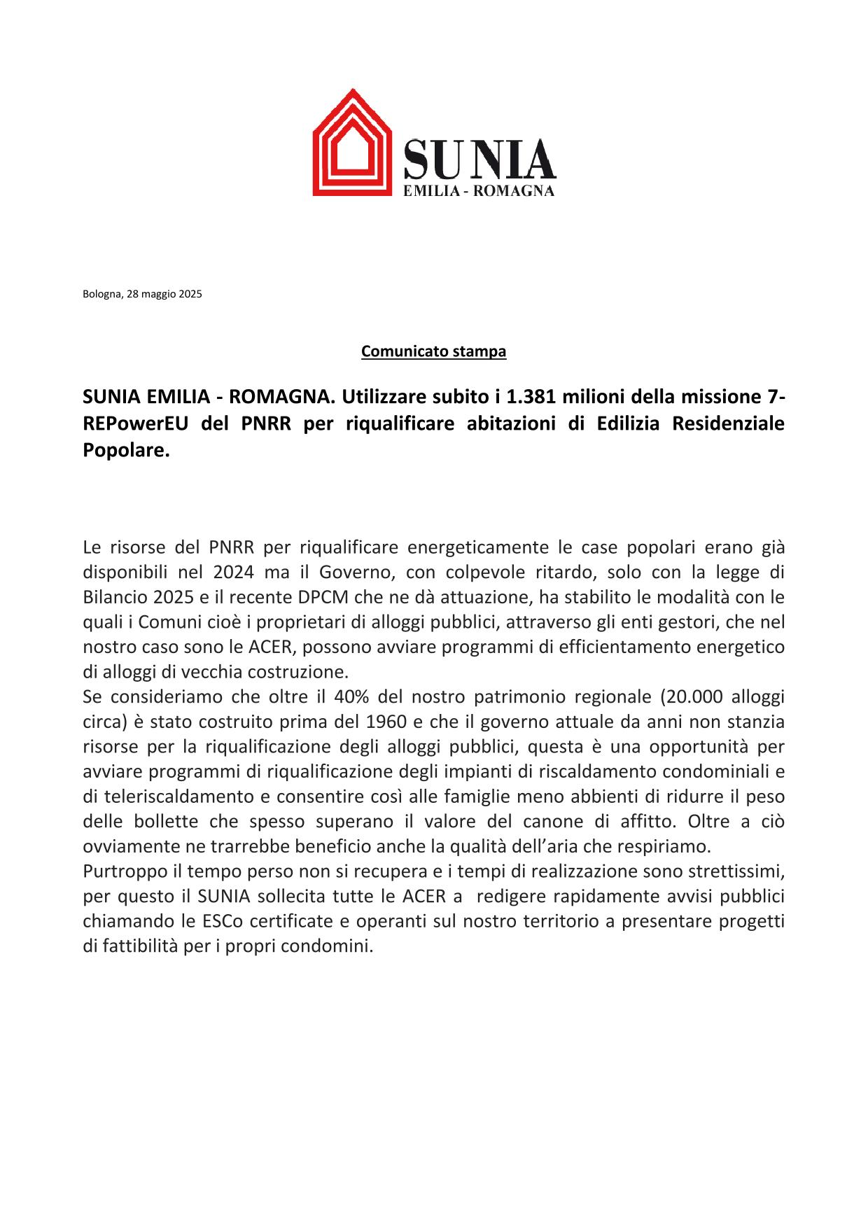 COMUNICATO SUNIA pnrr repower 1 1